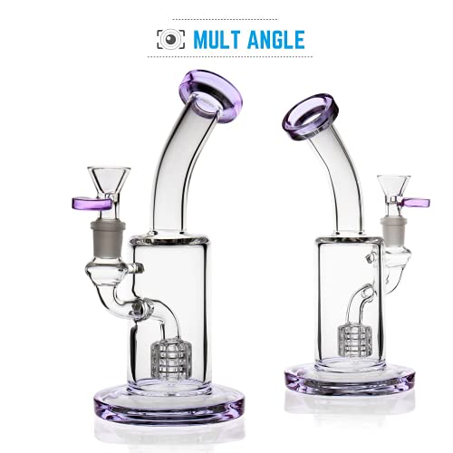 Glasbong mit chillum Rauchen Bong 18 mm Hurricane Bongs 21 cm – Bild 3