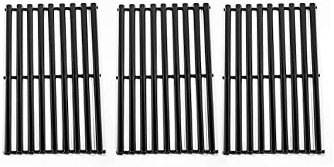 Zljoint Porcelain Steel Cooking Grid Replacement for Gas GrillKenmore 146.16133110 and Gas Grill Models Kenmore 146.16132110, Set of 3