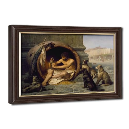 Poster Diogène Jean-Léon Gérôme pour décoration murale de bureau