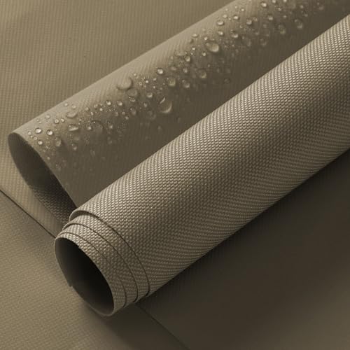 ANMINY 100% Waterproof Canvas Fabric by The Yard 58
