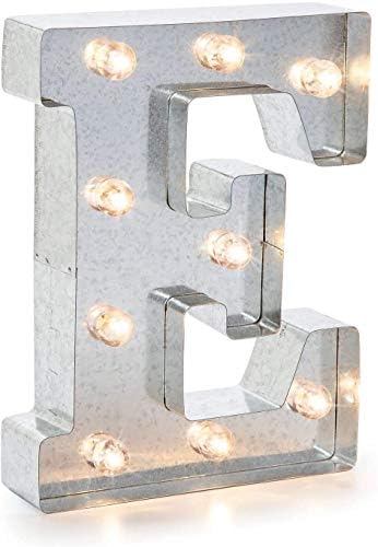 Darice Metal Marquee Letter, Acrylic, Multicolour, 26.41x20.06x5.08 cm