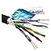 Lyofeon 1pc 20 22 18 26 24awg Twisted-Pair Shielded Cable Pure Copper core Communication Signal Soft Control(5 Meters Price,4 CORES_24 AWG 0.2MM)
