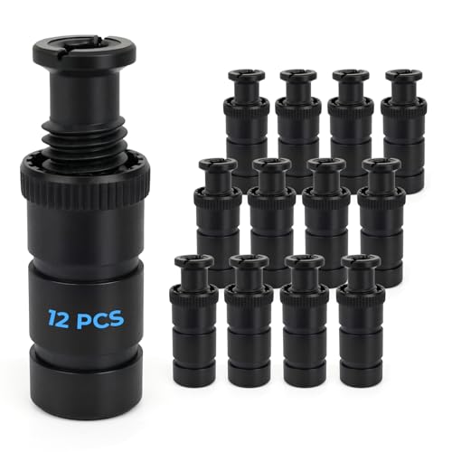 YBMTE Loop Lock Pool Safety Cover Anchors for inground Pools | Unique Upgraded PPS Material Lightweight Stable | 3/4 Hole Suitable for Most brands Safety Cover |12-Pack Set More Practical