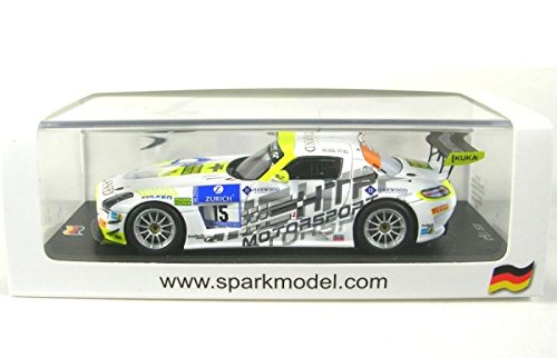 Mercedes-Benz SLS AMG GT3 miniature de collection HTP Motorsport No.15 Nürburgring 2014
