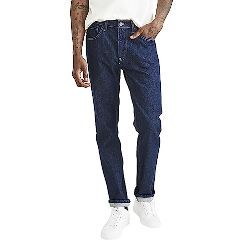 La mejor comparación de Pantalón los mejores 5. 46 Dockers 56791-00543234 Pantalones Jean Cut Slim Fit para Hombre, Color Azul, Tamaño 32W x 34L, 1 Unidad