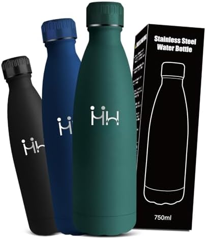 Botella Termica 750ml, Botella Agua Acero Inoxidable, sin BPA, Ca...