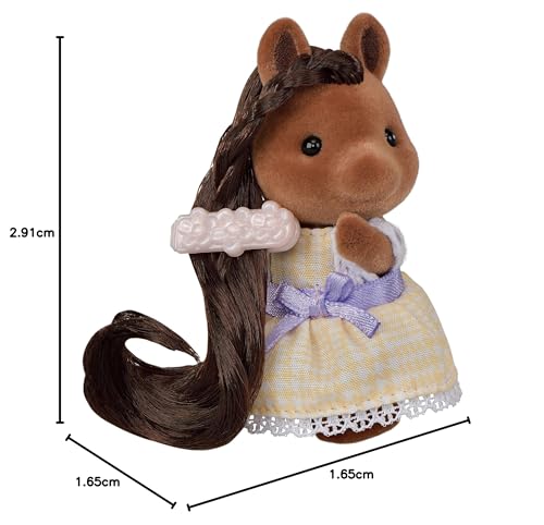 Sylvanian Families - Le Salon Coiffure - Les amies Poney et leurs kits de coiffure - 5650 - Figurines Prêt à Jouer - Mini Poupées