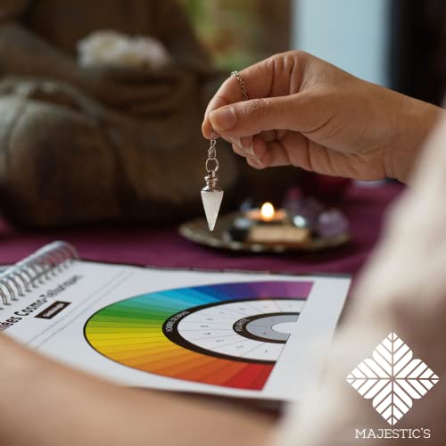 Pendolo Esoterico divinatorio x3 in Cristallo di