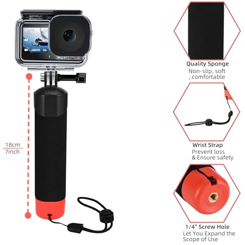 Funda impermeable Osmo Action 6 con mango flotante para buceo y esnórquel 4