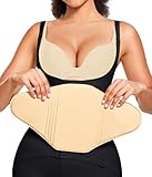 YERKOAD Abdominal Compression Board Flattening Belly AB Board Lumbar Post Surgery Lipo Back Foam Board Postpartum Recovery (Beige, One Size)