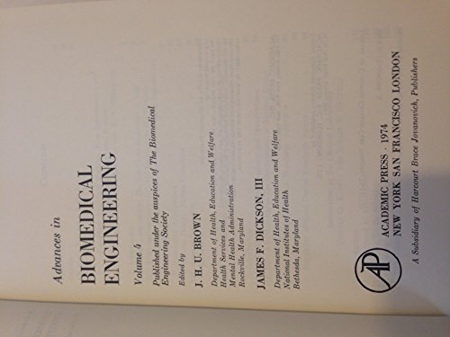 Advances in Biomedical Engineering: v. 4 view 2