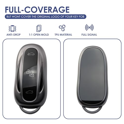 for Tesla Key Fob Cover with Keychain Compatible with Tesla Model X Accessories - Image 6