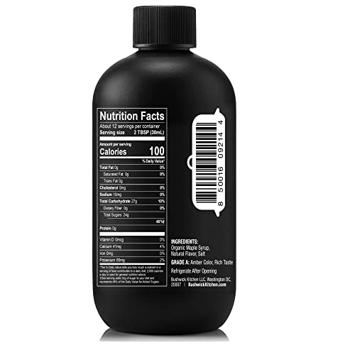 Trees Knees Butter Maple, Organic Maple Syrup With Sea Salt, Vegan, Gluten-Free, Paleo-Friendly, Grade A Maple Syrup Infused With Sweet And Savory Flavor (11.5 Ounce Bottle) #TOP1