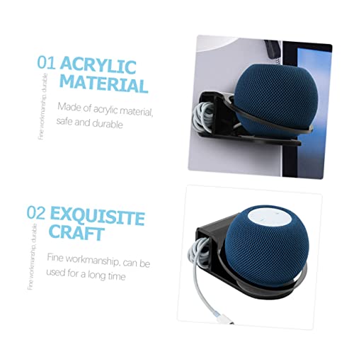Support mural pour haut-parleur mini fixation invisible et propre - 6