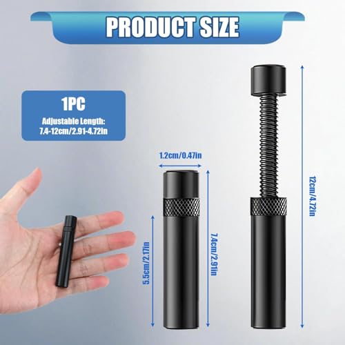 GPU Supporto Bracket 74-120MM Scalabile Magnetico, Con Magnete e Foglio Antiscivolo Soporte Tarjeta Gráfica Altezza Regolabile GPU Holder Scheda Video Staffa Holder per Scheda Grafica (Lungo Nero) - Scheda video - Immagine 1