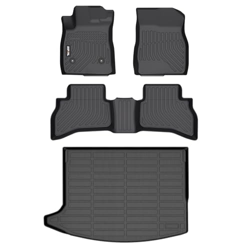 AIPOIL® Floor Mats & Cargo Liner Set for 2020-2024 2025 2026 Buick Encore GX AWD All Weather Protection TPE Anti-Slip Automotive Full Set Custom Car Mats Accessories - Black