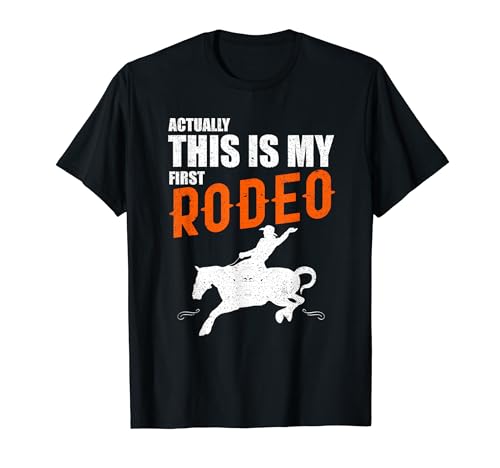 This Is My First Rodeo Cabalgata Vintage Cowboys Camiseta