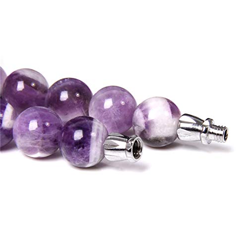 Bracelet améthyste violette en cristal de quartz pour vos moments de sérénité - 2