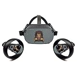 MightySkins Carbon Fiber Skin for Oculus Quest - Lion Dreadlocks | Protective, Durable Textured Carbon Fiber Finish | Easy to Apply, Remove, and Change Styles | Made in The USA