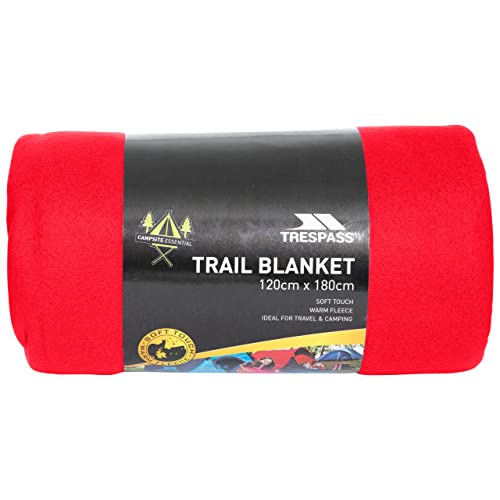 Trespass Snuggles Manta de Viaje, 120 cm, Rojo (Red)