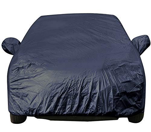 Image of Autofact Car Body Cover Compatible for Maruti Wagonr /Wagon r (2000 to 2018) with Mirror Pockets (Navy Blue)