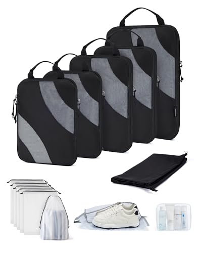 Image of BAGSMART Compression Packing Cubes for Travel