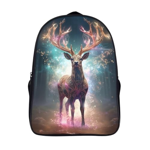 Mochilas escolares juveniles de gran capacidad Deer bolsas 40x28x16cm para niños de primaria
