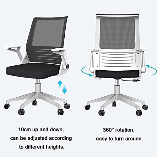 Chaise de bureau ergonomique en maille respirante et pivotante à 360°