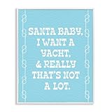 Stupell Industries Lil' Rue Poster encadré Motif yacht de Noël