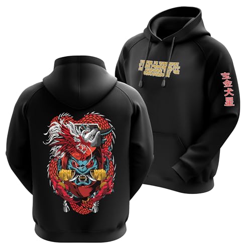 Image of fanideaz Mens Cotton Anime Sleeve Printed Hooded Sweatshrits for Men