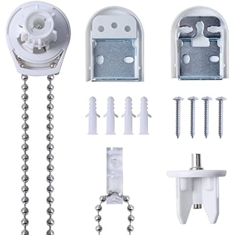 25mm Metal Roller Blind Spares, Upgrade Metal Bracket Roller Blinds Fittings Replacement Kit for Windows by Swess Cover