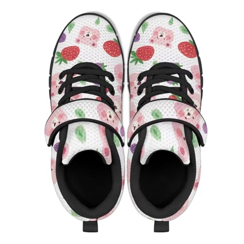 Kids Sports Shoes Breathable Comfortable Athletic Running Sneakers Outdoor Non Slip Walking Hiking Shoes for Little Girls Size 11-153