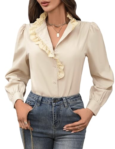 50% Off Women's Retro Blouse with Code 5QDF67V7