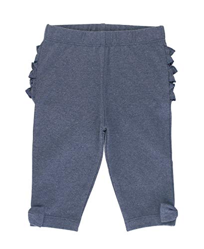 Image of RuffleButts Baby Girls Fall Fall - Stretchy Ruched Toddler Ruffle Leggings