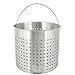Bayou Classic B102 102-qt Stainless Perforated Basket w/ Helper Handle Perfect For Maximizing Stockpot Capacity for Large Batch Steaming and Cooking