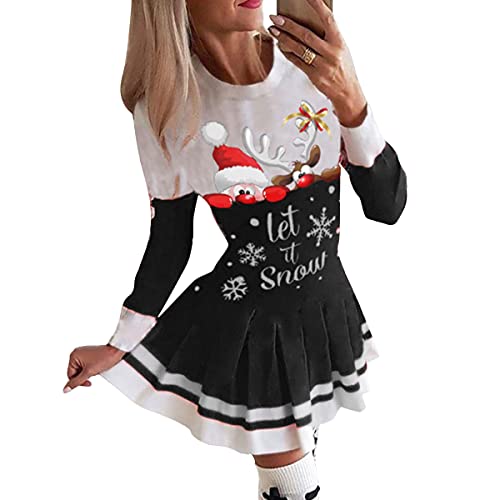 Onsoyours Donna Vestito Casuale Abito Manica Lunga...