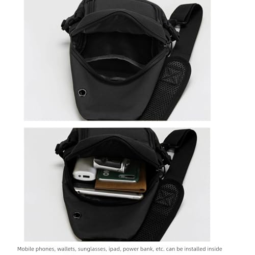 hiking backpack, ultra-light waterproof tactical backpack lightweight suitable for men and women camping hiking (black), subsize3