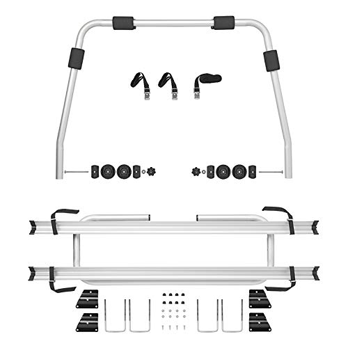 Deichsel Fahrradträger Wohnwagen | 2 Fahrräder | 40Kg belastbar | klappbar