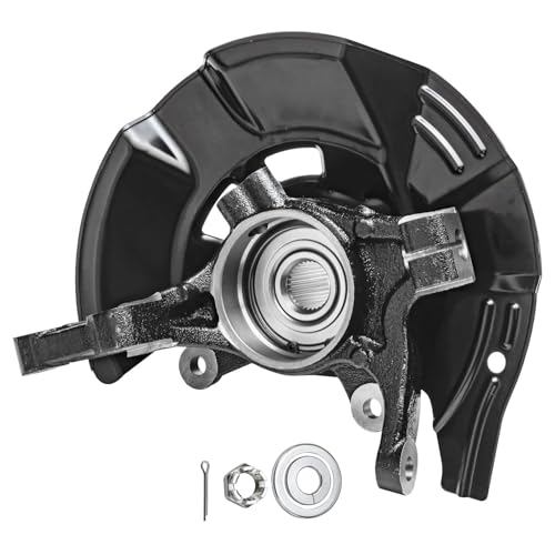 Image of Detroit Axle - 2.0L Front Left Steering Knuckle for 2011 Kia Optima, Driver Side Steering Knuckle & Wheel Bearing Hub Assembly Replacement