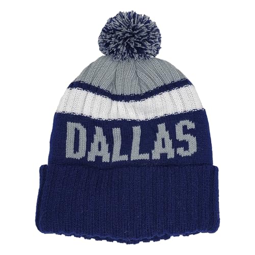 Gorro clássico da cidade, unissex com pompom, presente para homens e mulheres jovens., Dallas, Taman