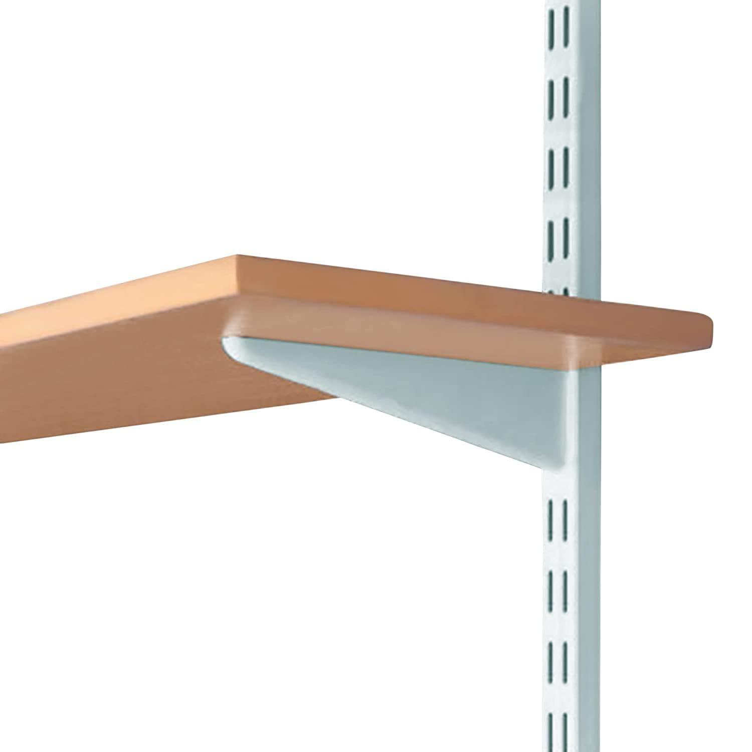 IMPEX Heavy Duty Double Slotted Channel and White Shelf Bracket | 6 Inch | Adjustable Multipurpose Shelf mounting Bracket, Knife Shelf Bracket for Home Kitchen Shop — Amazon image 3