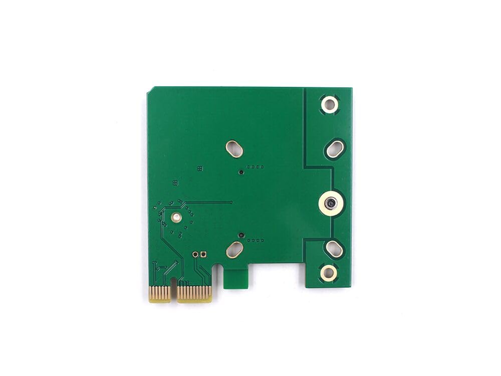 Dual Edge TPU PCIe x1 Low Profile Adapter - Coral Accelerator Board for Dual Edge TPU Modules with Mounting Screw