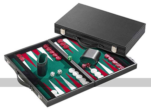Philos 1722 - Backgammon, Interno in Feltro Verde