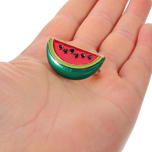 Image of VALICLUD 10 Pack Watermelon Brooch Pins for Women Casual Outfits Party | Decorates Jackets, Hats, Scarves and Bags, Lightweight Accents for Casual Outfits, Summer Events and Group Activities