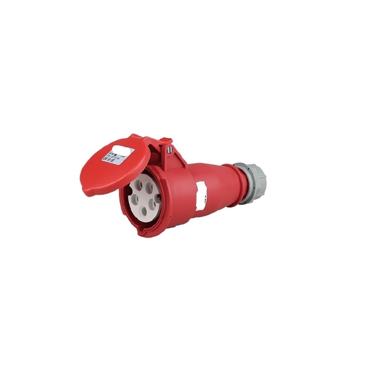 Conector 5 pines 16A IP44 industrial para prolongaciones de cable y maquinaria externa