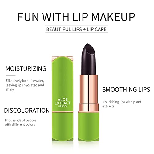 Color Changing Lipstick, Tinted Lip Balm Ph Color Change Jelly Lipstick, Aloe Waterproof & Long Lasting Lip Care Magic Lipstick, Nutritious & Moisturizer Temperature Change Mood Lipstick For Women #TOP3