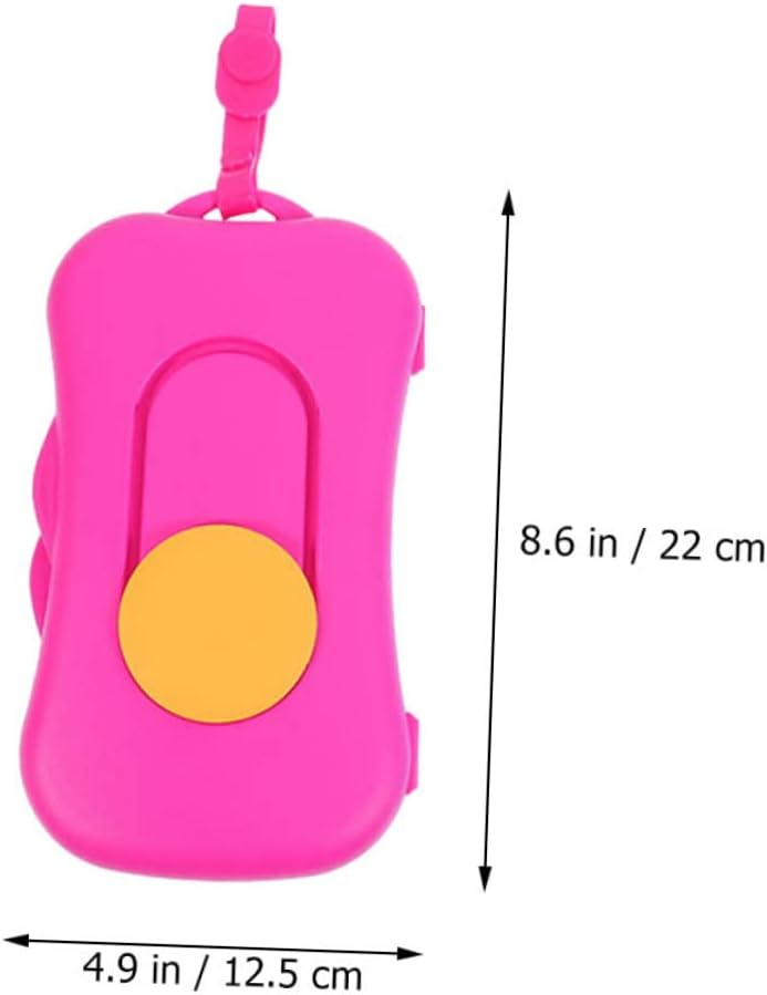 Luxshiny 2Pcs Portable Wipe Dispenser Tissue Container for Travel Strollers Diaper Bags Lightweight and Versatile Wipes Holder
