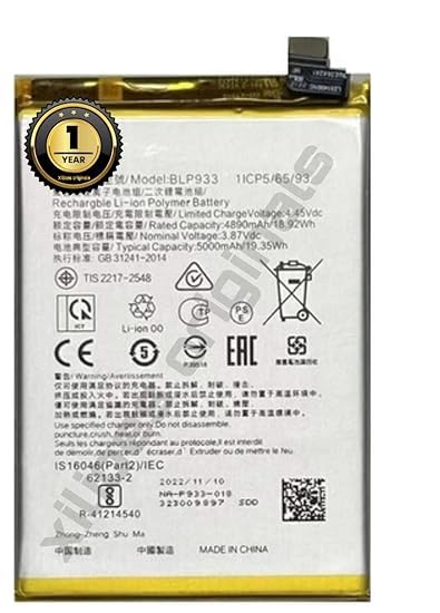 Image of BLP933 Battery for Oppo K10 Battery with 1 Year Warranty**** (N271)