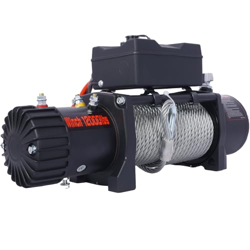 Gecheer Winch Eléctrico 12V 12000LB con Control Remoto miniatura 2