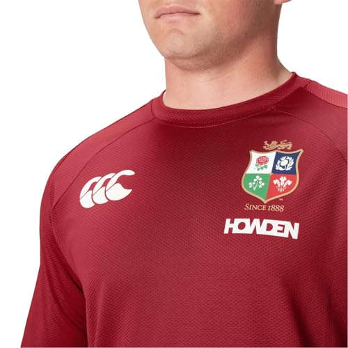 Canterbury Herren British and Irish Lions Everest T-Shirt, Red Dahlia, 4X-Large